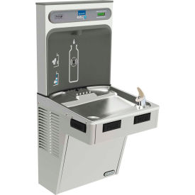 Elkay EMABFDWSSK EZH2O Non Refrigerated Water Bottle Refilling Station W/Single ADA Fountain SS