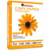 Universal® Copy Paper 92 Brightness 20lb 8-1/2 x 11 3-Hole Punch White 5000 Shts/Ctn