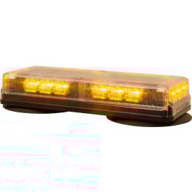 Buyers LED Rectangular Amber Mini Lightbar 12VDC - 18 LEDs - 8891090