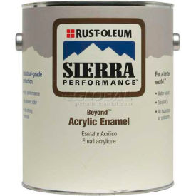 Rust-Oleum Sierra Performance Beyond 0 VOC Acrylic Enamel Gloss White Pastel Base Gal Can - 208050