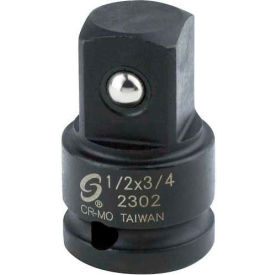 Sunex® Tools Male Impact Socket Adapter 1/2"" Drive 1/2"" Female x 3/4""