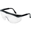MCR Safety SS010 Stratos® Safety Glasses Black Frame Clear Uncoated Lens