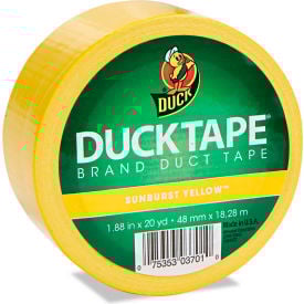 Duck® Colored Duct Tape 1.88""W x 20 yds - 3"" Core - Yellow