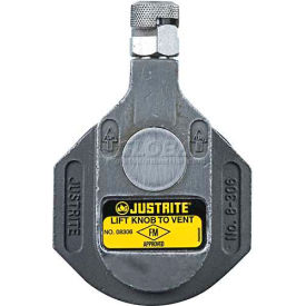 Justrite® 8306 Stainless Horizontal Drum Vent for Corrosives & General Solvents