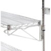 Nexel® Poly-Green® Adjustable Wall Mount Additional Wire Shelf Level Starter 72""W x 18""D