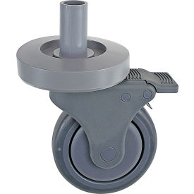 Quantum Millenia™ Caster Kit Set Of 4 Swivel Polymer Casters Donut Bumper and Stem Adapter