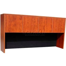 Boss Hutch with 4 Doors - 71"" - Cherry
