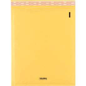 Global Industrial™ Self Seal Bubble Mailers #4 9-1/2""W x 14-1/2""L Gold 100/Pack