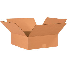 Global Industrial™ Flat Cardboard Corrugated Boxes 17""L x 17""W x 6""H Kraft
