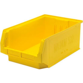 Quantum Plastic Magnum Stacking Bin 12""W x 20""D x 8""H Yellow