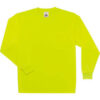 Ergodyne® GloWear® 8091 Non-Certified Long Sleeve T-Shirt Lime 3XL