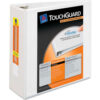 Avery® Touchguard Antimicrobial View Binder with Slant Rings 4"" Capacity White