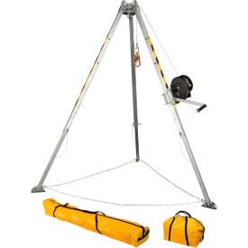 FallTech® 7507 Adjustable 8' Aluminum Confined Space Tripod Kit