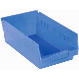 Akro-Mils Plastic Nesting Storage Shelf Bin 30130 - 6-5/8""W x 11-5/8""L x 4""H Blue