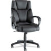 Alera® Fraze High-Back Swivel/Tilt Chair Black Leather