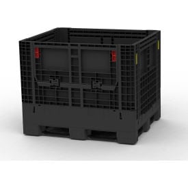 Global Industrial™ Folding Bulk Shipping Container 48""L x 40""W x 39""H Gray