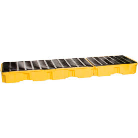 Eagle 16323 3 Drum Inline Spill Containment Platform - Yellow no Drain