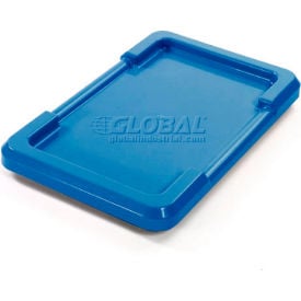 Global Industrial™ Blue Lid For Cross Stack And Nest Tote 25-1/8 x 16 x 8-1/2