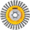 DeWalt DW4925B HP Stringer Wire Wheel 4"" X 5/8-11"" .020"" Carbon Wire 6/PK Carbon Steel