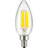 Sunlite® LED Filament B11 Bulb 120V 5W 600 Lumens Candelabra Screw Base 4000K Cool White