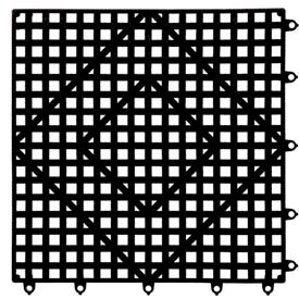 Versa-Mat® 12"H x 12" Black