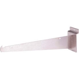 10"" Shelf Bracket for Slatwall - Satin Nickel