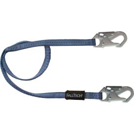 FallTech® 8204 4' Restraint Lanyard Single Leg with 2 Snap Hooks