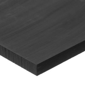 Black UHMW Polyethylene Plastic Sheet - 1/4"" Thick x 48"" Wide x 72"" Long