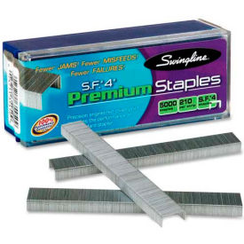 Swingline® S.F.® 4 Premium Staples 1/4"" Leg Length 210 Per Strip 5000/Box