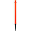 Global Industrial™ Plastic Ground Pole 35""H Safety Orange