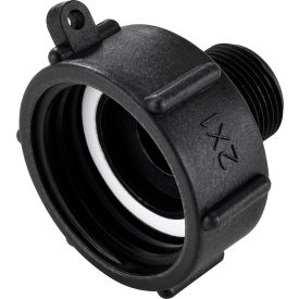 Global Industrial™ Polypropylene S60x6 Female Buttress x 1"" Male BSP Pipe Thread Adapter
