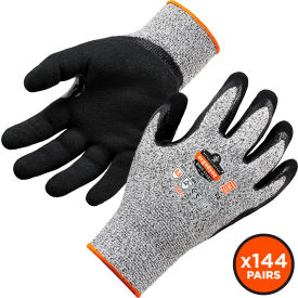 Ergodyne® Proflex 7031 Cut Resistant Gloves Nitrile Coated ANSI A3 L Gray 144 Pairs