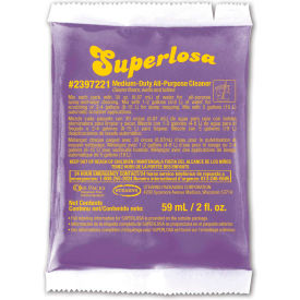 Stearns Superlosa Lavender Neutral Cleaner - 2 oz Packs 72 Packs/Case - 2397221