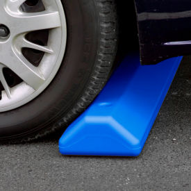 Eagle Parking Curb with Hardware 72""L x 4""H x 8""W Blue 1790B