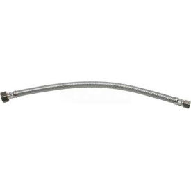 Fluidmaster B1F16 Faucet Supply 3/8 In. Compression X 1/2 In. I.P. Straight X 16 In. - Braided SS