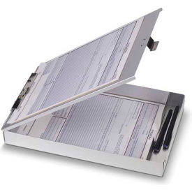 Officemate® Aluminum Storage Clipboard Top Opening 8-1/2"" x 12"" Silver