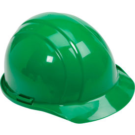 ERB® Americana® Cap Safety Helmet 4-Point Slide-Lock Suspension Green