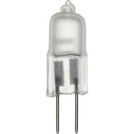 Sunlite 03258-SU Q20/FR/G4/12V 20W Single Ended T2.5 Halogen Bulb Bi-Pin Base Frost