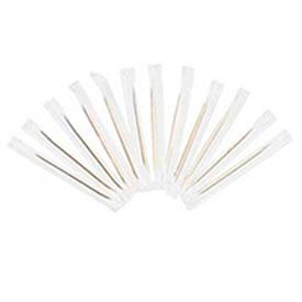 Royal RPPRIW15 Cello-Wrapped Wooden Toothpicks Natural Plain 15000/Carton