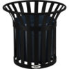 Global Industrial™ Steel Slat Planter - Black