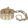 Wing Type Quick Detach Hydraulic Coupler Qddc201 1-1/4"" Npt Coupler Dust Cap W/Chain-Min Qty 2