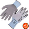 Ergodyne® Proflex 7024 Cut Resistant Gloves Polyurethane Coated ANSI A2 M Blue 12 Pairs