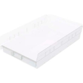 Akro-Mils Plastic Nesting Storage Shelf Bin 30178 - 11-1/8""W x 17-7/8""L x 4""H Clear