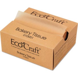 Bagcraft™ EcoCraft Interfolded Dry Wax Deli Sheets 10-3/4""L x 6""W Natural Pack of 10000