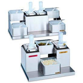 Self-Service Condiment Centers 2 Pumps & 4 Inserts
