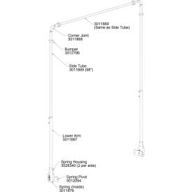 Buyers Aluminum Spring Pivot for Tarp Arm - 3012084