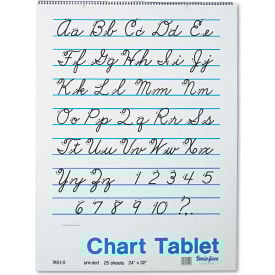 Pacon® Chart Tablets 74510 24"" x 32"" White 1 Each