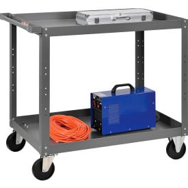 Global Industrial™ Steel Stock Cart w/2 Shelves 500 lb. Capacity 36""L x 24""W x 36""H