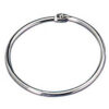 Officemate® Loose-Leaf Book Rings 1"" Diameter Silver 100/Box
