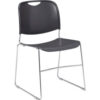 Stacking Chair - Plastic - Gray